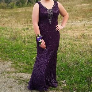 Dark Purple Prom Dress